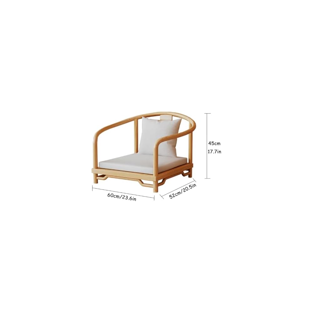 Multifunctional Japanese Floor Chair with Backrest