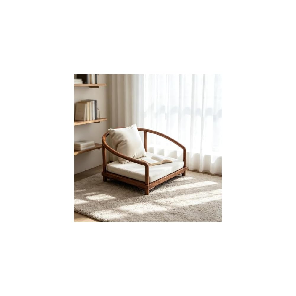 Multifunctional Japanese Floor Chair with Backrest