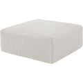 Ottomans for Sectional U Shaped Couch or Sofa Bed for Living Room-40'' Boneless Cloud Footstool-No Assembly Required, Modular Corduroy Full Sponge Compression Foot Stool Pouf, Beige, Sets of 1